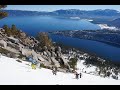 Lake Tahoe backcountry! Southeast face on Jake's Peak. Spring conditions in January!