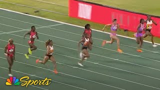 Melissa Jefferson dominates Grand Slam Track women's 100m in Jamaica | NBC Sports