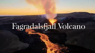 ICELAND VOLCANO Eruption 4K - Fagradalsfjall Volcano 4K Scenic Relaxation Film With Inspiring Music