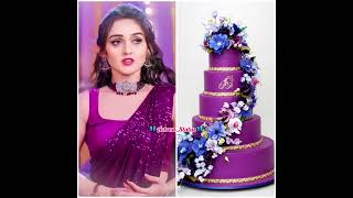 (8 beautiful Actress) same dress with beautiful cake dissing 🎂🤩👰.#short