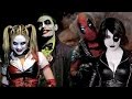 JOKER & HARLEY QUINN vs DEADPOOL & DOMINO - Super Power Beat Down (Episode 16) - Legendado