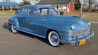 $7,500 1948 Chrysler Windsor Sedan For Sale~Straight 6~Fluid Drive~Orig Bill of Sale~Runs Fantastic!