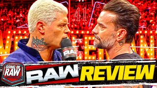 Cody vs Punk: Wrestlemania's Main Event? WWE Raw Review