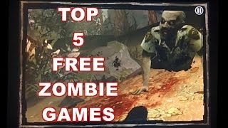 Top 5 Best Free Zombie Games For Halloween (iPhone-iPad-iPod) *Gameplay*