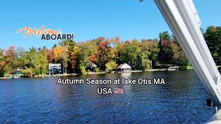 Fall Foliage ll Lake Otis Massachusetts 🇺🇸 2023 #oldvideo