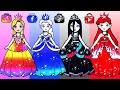 Paper Dolls Dress Up 🔴 Social Network Makeup and Dress Up Paper Craft🔴Barbie Transformation Handmade