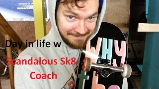 Day in a life of a Scandalous Scandinavian Skateboarding coach