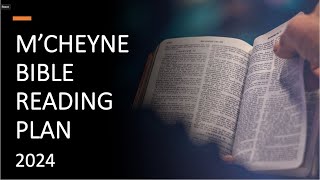 M'CHEYNE BIBLE READING PLAN 2024 - January 30