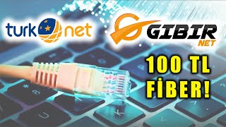 TurkNet'i İptal Ettim GIBIRNET'e Geçtim🔥 100 TL'ye FİBER İNTERNET (SÜPER)