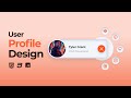User Profile Card Using HTML CSS JavaScript