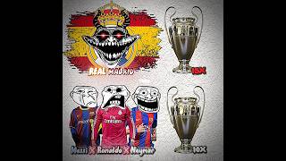 Real Madrid Vs Ronaldo X Messi X Neymar #football #shorts #trophy