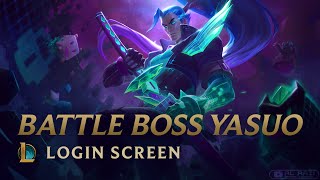 Battle Boss Yasuo | ARCADE 2019 | Login Screen | Animated 60fps - League of Legends | Wild Rift