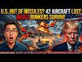 U.S. Ran Out of Missiles in Operation Epic Fury — 42 Aircraft Lost, Iran's Underground Cities Intact
