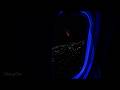 Dark REAL Night Flight White Noise Ambience | Takeoff & Landing | Flight Attendant | Call Ding | Zen