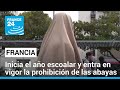 Empieza el año escolar en Francia y con él la polémica medida de prohibir las abayas