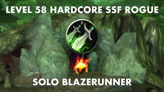 Hardcore SSF Rogue Speedrun - Soloing Blazerunner at 58