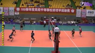 HVL-曾文 vs.明德 (第二局)-100學年度高中排球甲級聯賽101.03.05