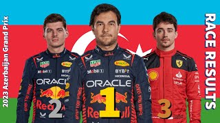 F1 Azerbaijan Grand Prix 2023 - Race Results