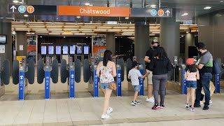 🇦🇺  Walk around Chatswood from the station / Summer in Sydney, Australia