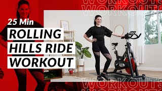 25 Minute Rolling Hills Ride| Indoor Bike Workout