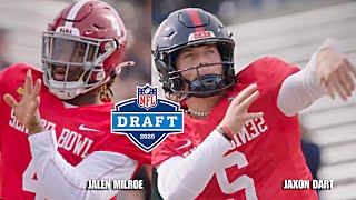 SeniorBowl DAY 2 Practice Highlights; Jalen Milroe v Jaxon Dart Compete for Top Spot 2025 NFL Draft