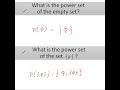 What is the power set of the empty set pi and {pi} ???????? #shorts#ytshorts#youtubeshorts