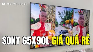 Ký Sự Treo Tường Sony 65X90L Thạch Thán Quốc Oai : Google Tivi 4K 120Hz 32GB Sập Giá Black Friday