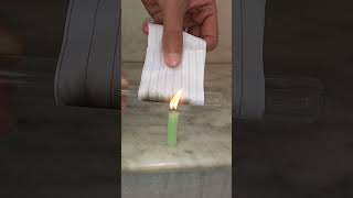 Science Experiment With Paper #shorts #experiment #trending #ytshorts