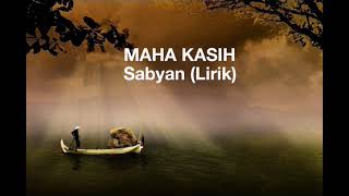 MAHA KASIH - Sabyan (Lirik)