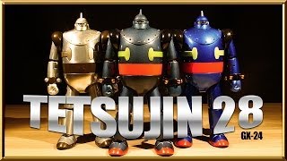 超合金魂 TETSUJIN 28 GX-24 GX-24M \u0026 GX-24N ダイキャストロボットフィギュアレビュー