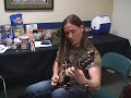 Rusty Cooley and Mark Tremonti hanging out backstage jamming