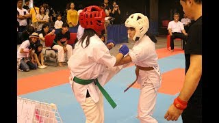 2017.7.30 白蓮会館 全日本ジュニア空手道選手権大会 小学６年生 女子の部 初級クラス 一回戦