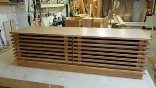 Bespoke Oak TV unit for Bang-Olufsen