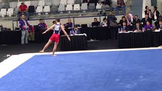 Ethan Lim on Floor, 15th Junior Asian Gymnastics Championship