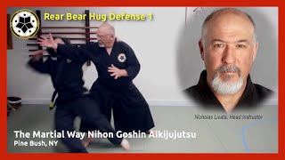 Defense Against a Rear Bear Hug Attack (Arms Pinned)
