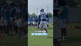 Eric Garror turning into a teammate favorite for the #Titans. #tennesseetitans #shorts #titanup #nfl