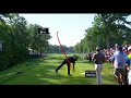 Tiger Woods Plays Par 5 17th Perfectly and Nearly Eagles It | 2018 PGA Championship