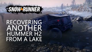 SnowRunner #22 - Recovering ANOTHER Hummer H2 From A Lake - Xbox One