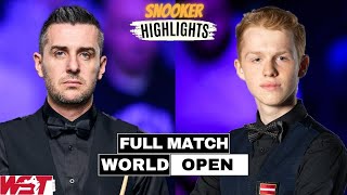 Mark Selby vs Artemijs Zizins Full Match Highlights | World Open Qualifiers Snooker 2024 🏆