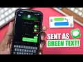 Fixed iPhone Sending Green Messages | How to Fix iPhone Messages Going from Blue to Green!