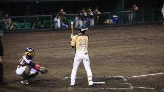 帷子翔太郎 選手【BC栃木】元阪神・岩本輝投手からヒット 2017年5月11日vs福井at福井県営（栃木ゴールデンブレーブス）