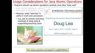 Usage Considerations for Java Atomic Classes & Operations