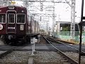 阪急3000系3058Ｆ行先表示幕未設置車Ｗ看板