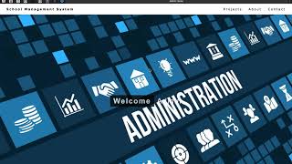 School Management System Project in PHP and MySQL - Admin Module