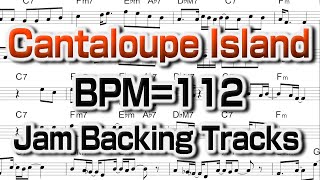 Cantaloupe Island - Backing track【With Score Band Recording】  譜面付き 生バンド録音 Jazz Standard BPM90