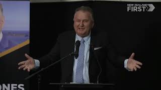 Shane Jones Launches His Campaign For Northland