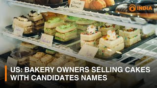 US Election: Bakery owners selling cakes with candidates names