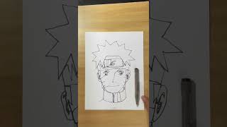 Desenhando o Naruto com uma única linha sem retirar a caneta do papel