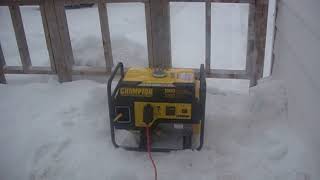 Champion 1200 watt generator