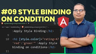 #09 Style Binding on Condition in Angular | Make Your Angular Elements React ! | Apply Clickable